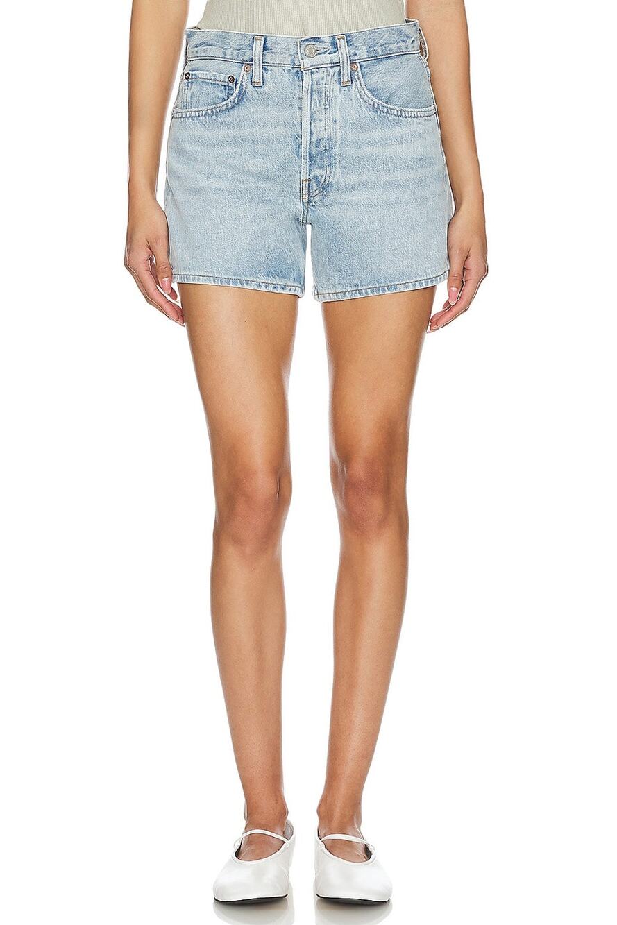 AGOLDE Parker Long Short in Blue - 23
